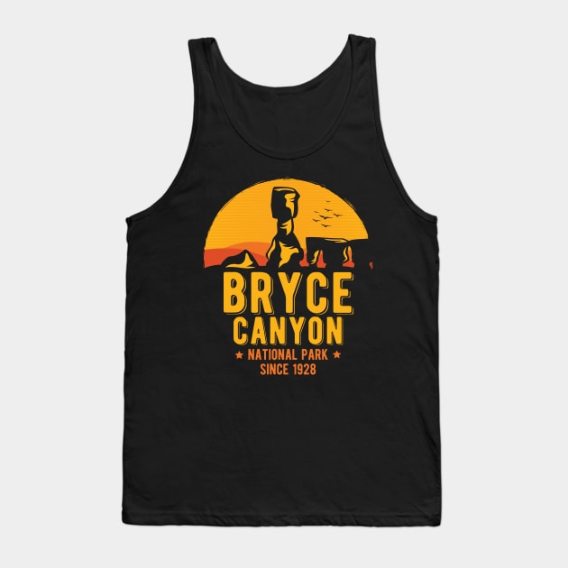 Bryce Canyon National Park Utah Sunset Tank Top by HCMGift